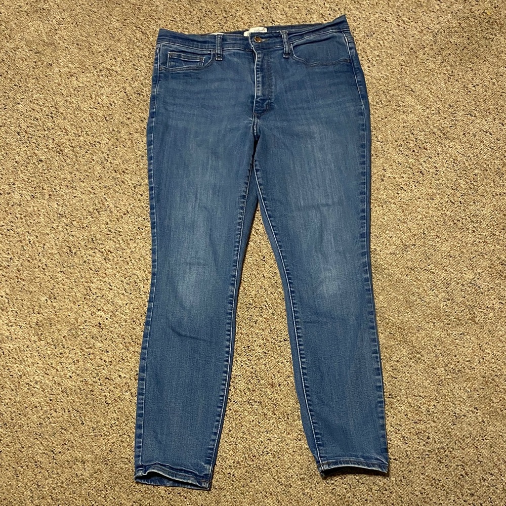 Universal Thread Classic Blue High Waisted Skinny Jeans